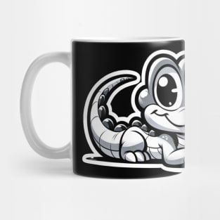 cute cartoon crocodile Mug